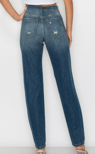 Medium Vintage Distressed Skinny Jeans - The Fashion Unicorn