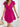 Women's Sold Color Tie Front Crepe Mini Dress - The Fashion Unicorn