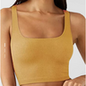 Women's Solid Color Casual Thread Crop Top - The Fashion Unicorn