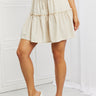 Zenana Carefree Linen Ruffle Skirt - The Fashion Unicorn