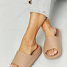 NOOK JOI In My Comfort Zone Slides in Beige - The Fashion Unicorn