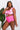 Marina West Swim Sanibel Crop Swim Top and Ruched Bottoms Set in Pink - The Fashion Unicorn