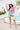 Color Block Boat Neck Sheer Cover Up - The Fashion Unicorn