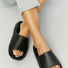 NOOK JOI In My Comfort Zone Slides in Black - The Fashion Unicorn