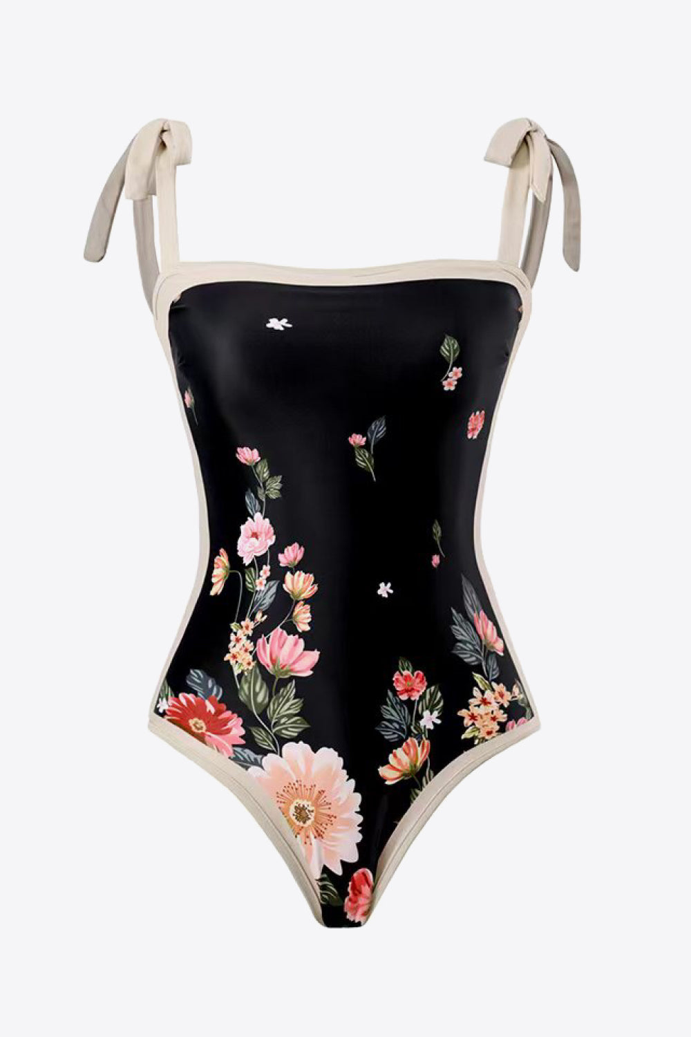Floral Tie-Shoulder Two-Piece Swim Set - The Fashion Unicorn